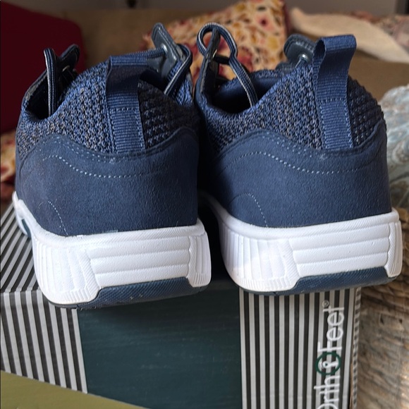 Tacoma by ORTHOFEET Blue Knit Sneakers with Cushioned Sole size 12 WIDE. New - Picture 6 of 7